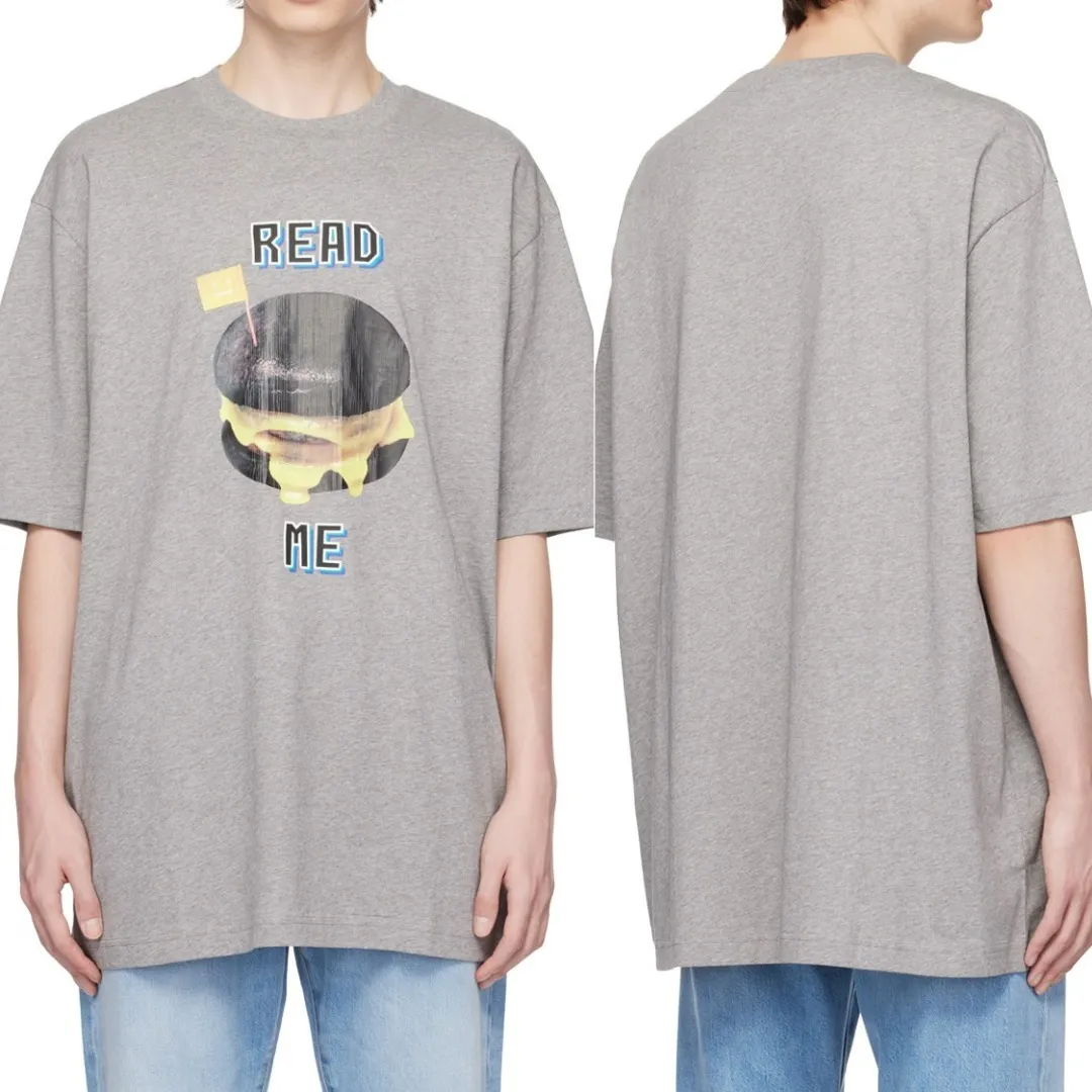 Acne Studios  |Crew Neck Street Style Plain Cotton Short Sleeves Logo