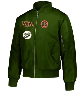 Alpha Kappa Alpha Bomber Jacket Patches