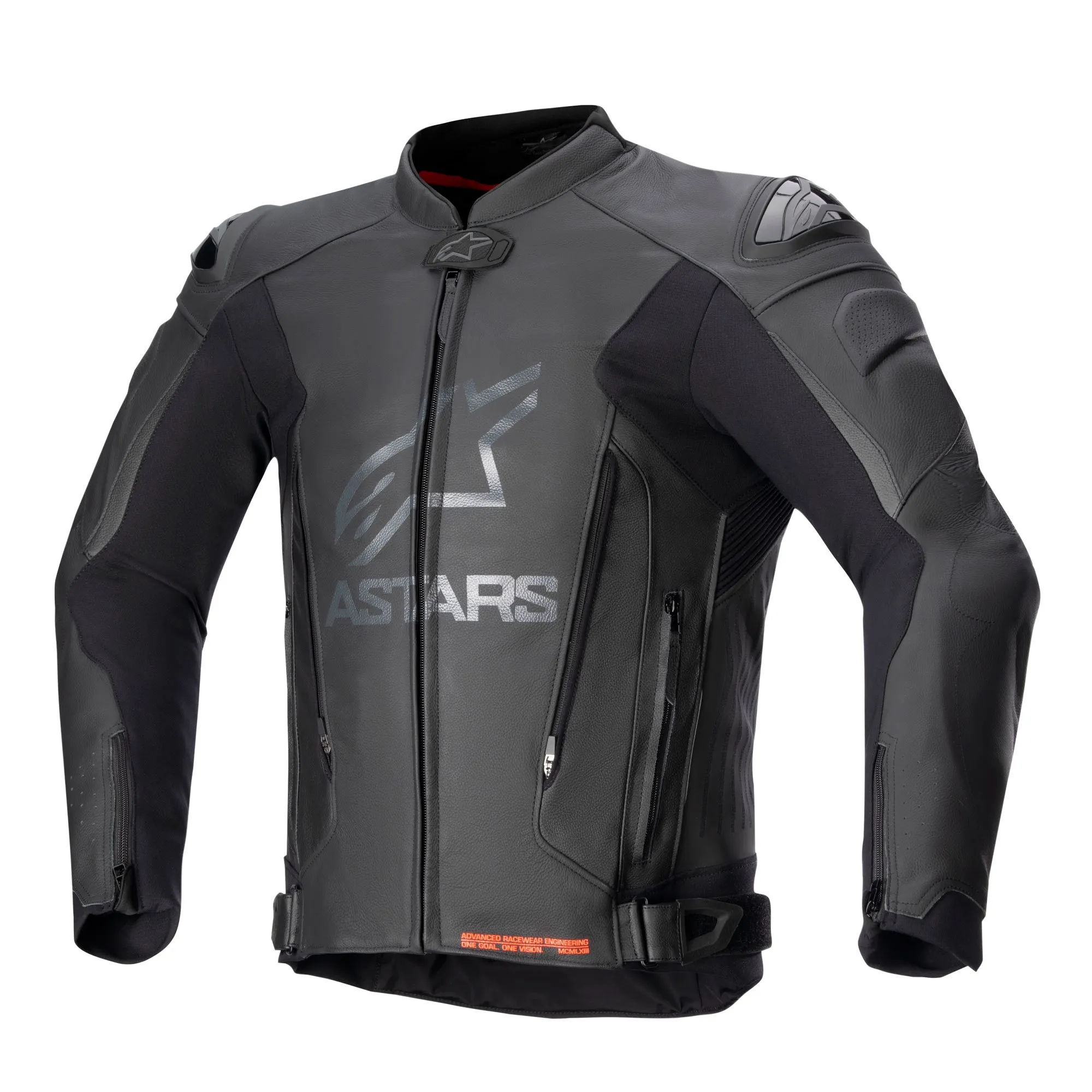 Alpinestars GP Plus v4 Leather Jacket - Black/Black