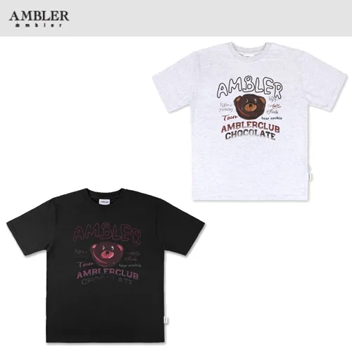 AMBLER  |Unisex Street Style Logo T-Shirts