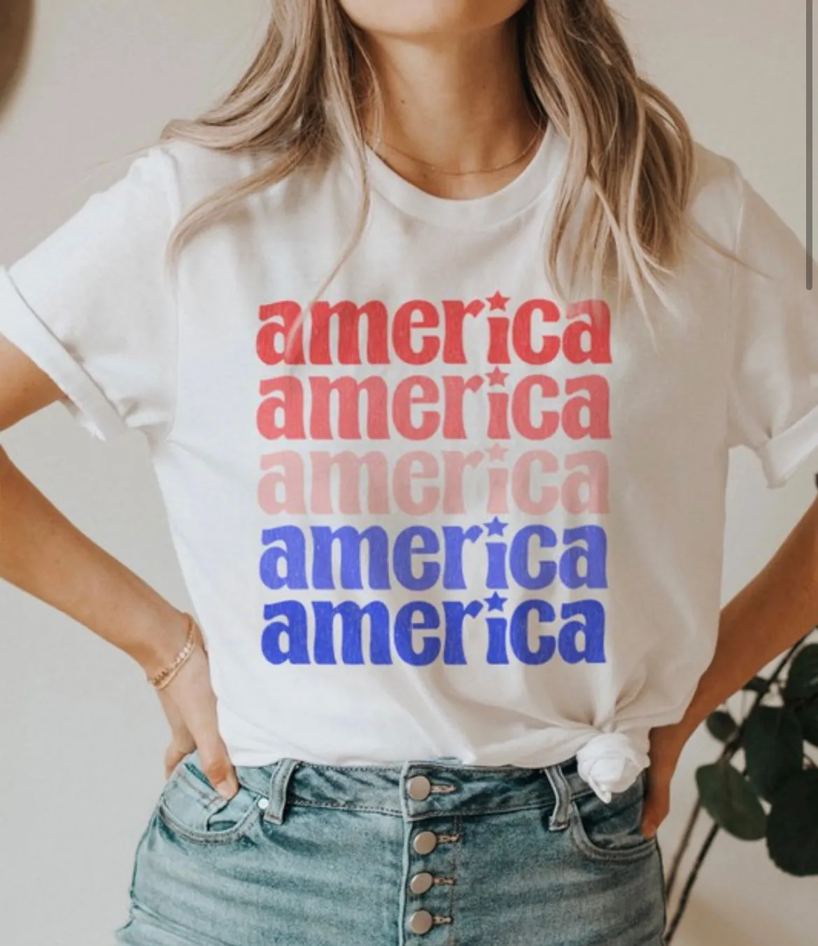 America Patriotic Tee