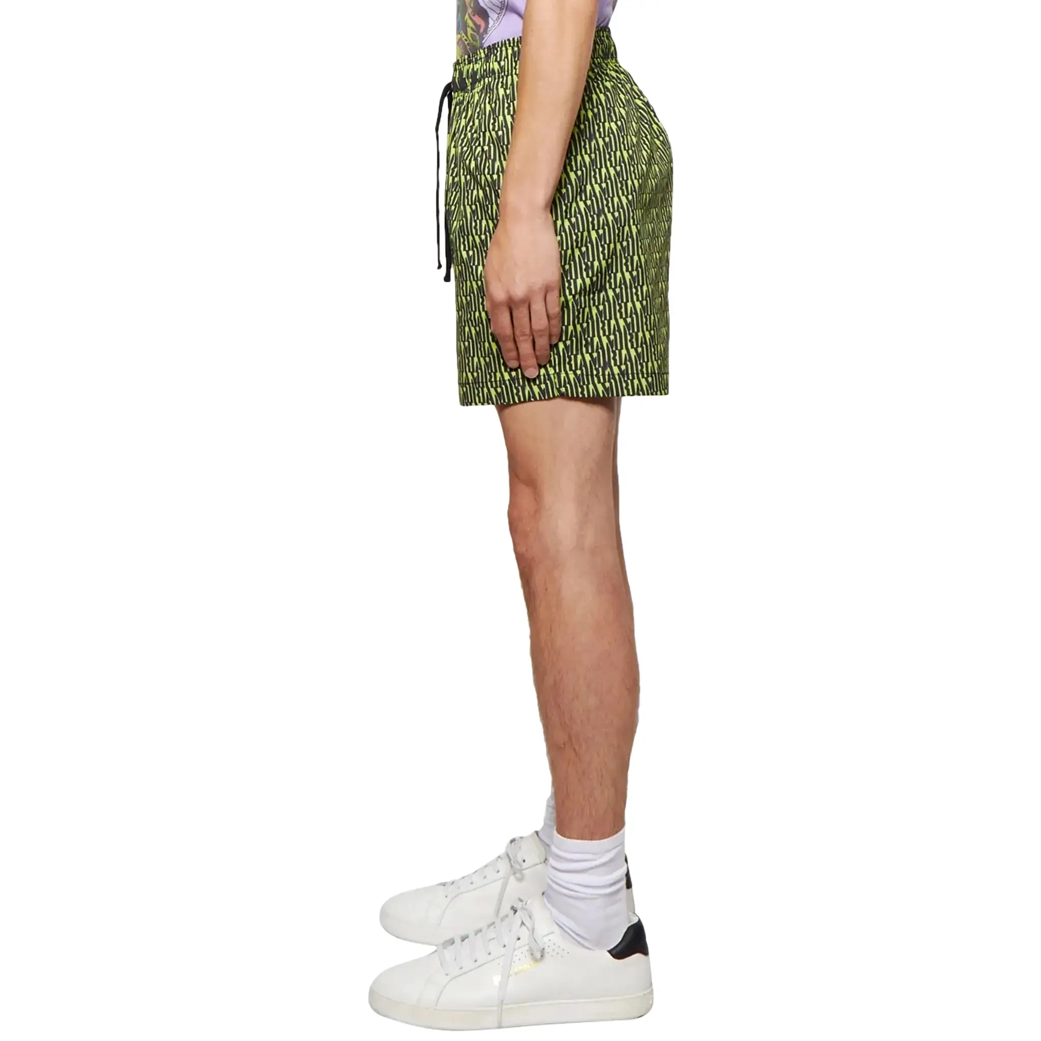 Amiri All Over Green Swim Shorts