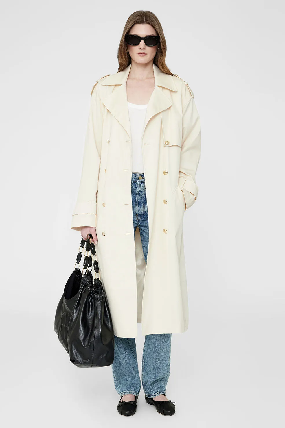  Anine Bing      Layton Trench - Cream 