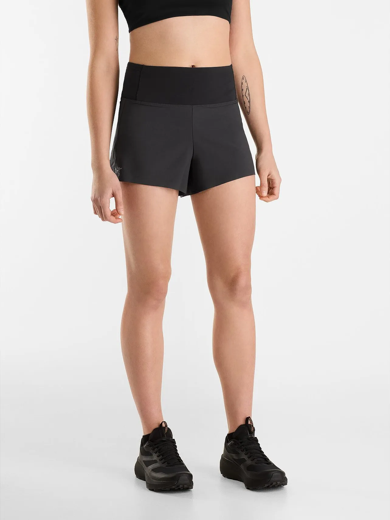 Arc'teryx Women's Essent Run High-Rise Short 3.5 In" Black | Buy Arc'teryx Women's Essent Run High-Rise