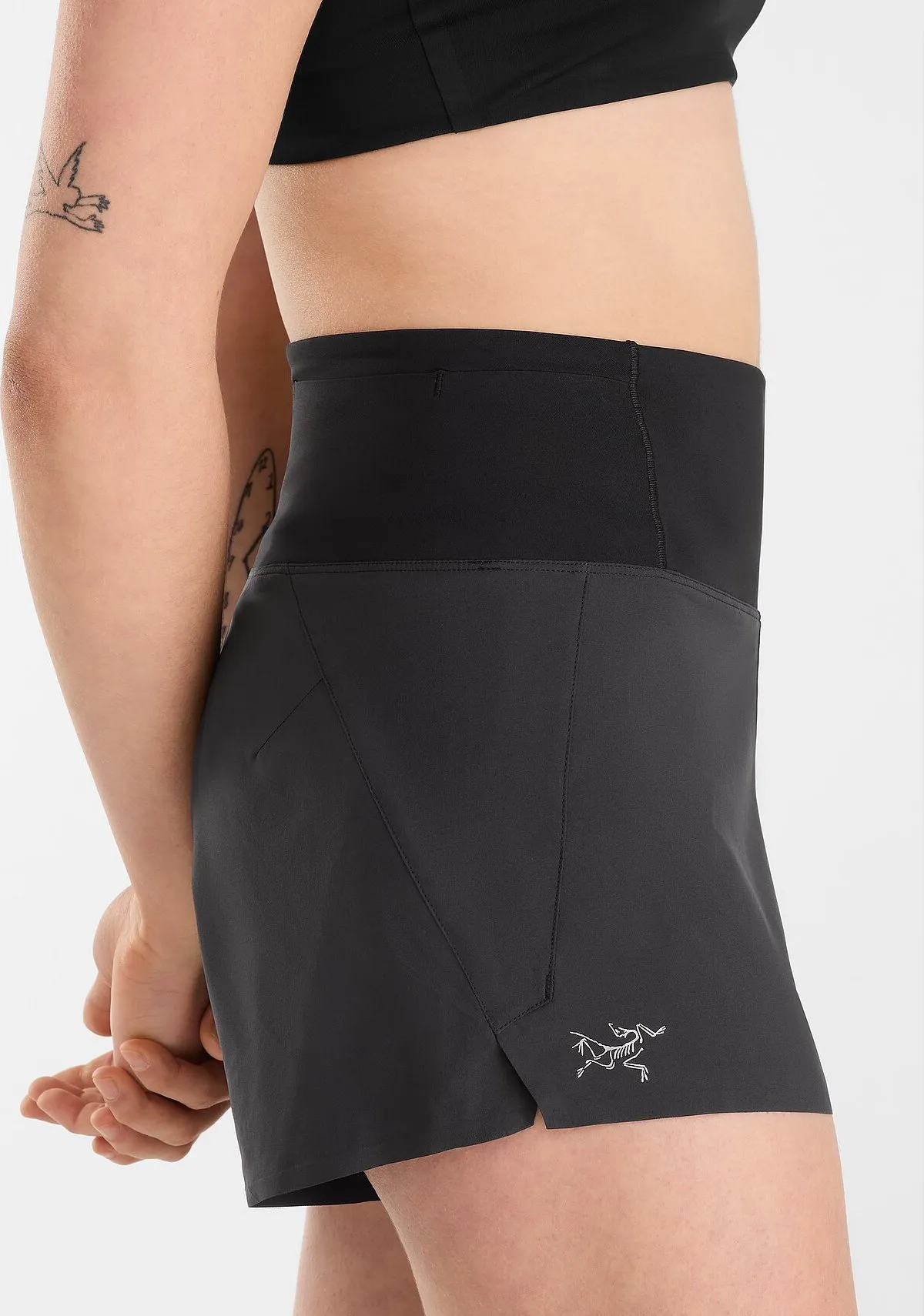 Arc'teryx Women's Essent Run High-Rise Short 3.5 In" Black | Buy Arc'teryx Women's Essent Run High-Rise