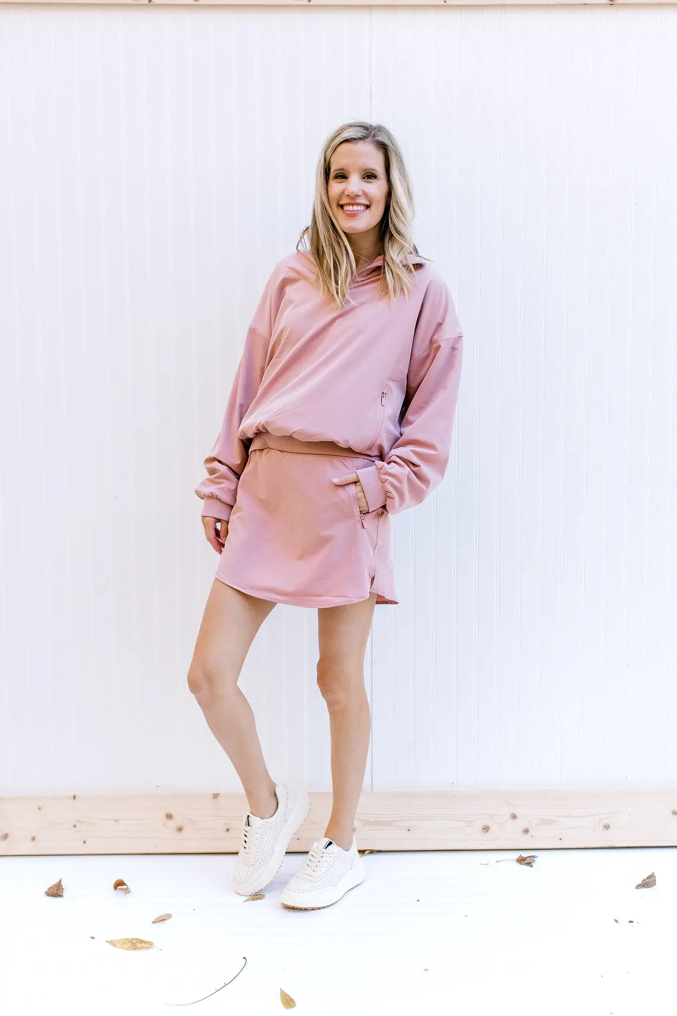 Athleisure Dusty Pink 1/4 Zip