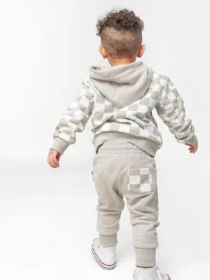 Baby Little Bipsy Checkered Pocket Joggers