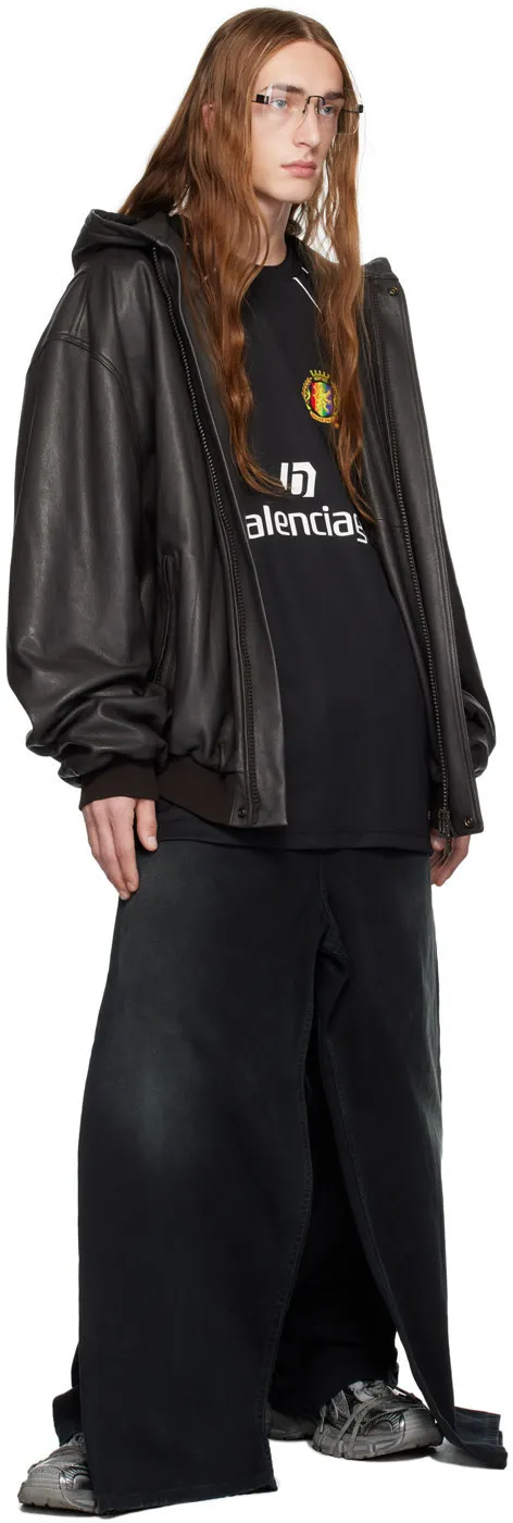 BALENCIAGA  |Crew Neck Street Style Short Sleeves Logo Luxury