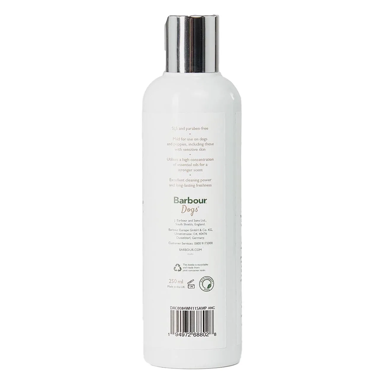 Barbour Dog Coconut Shampoo White