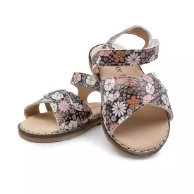 Black Floral - Classic Sandal