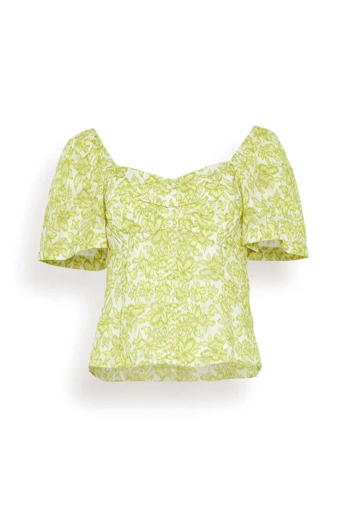 Bleecker Top in Lime Multi (TS)