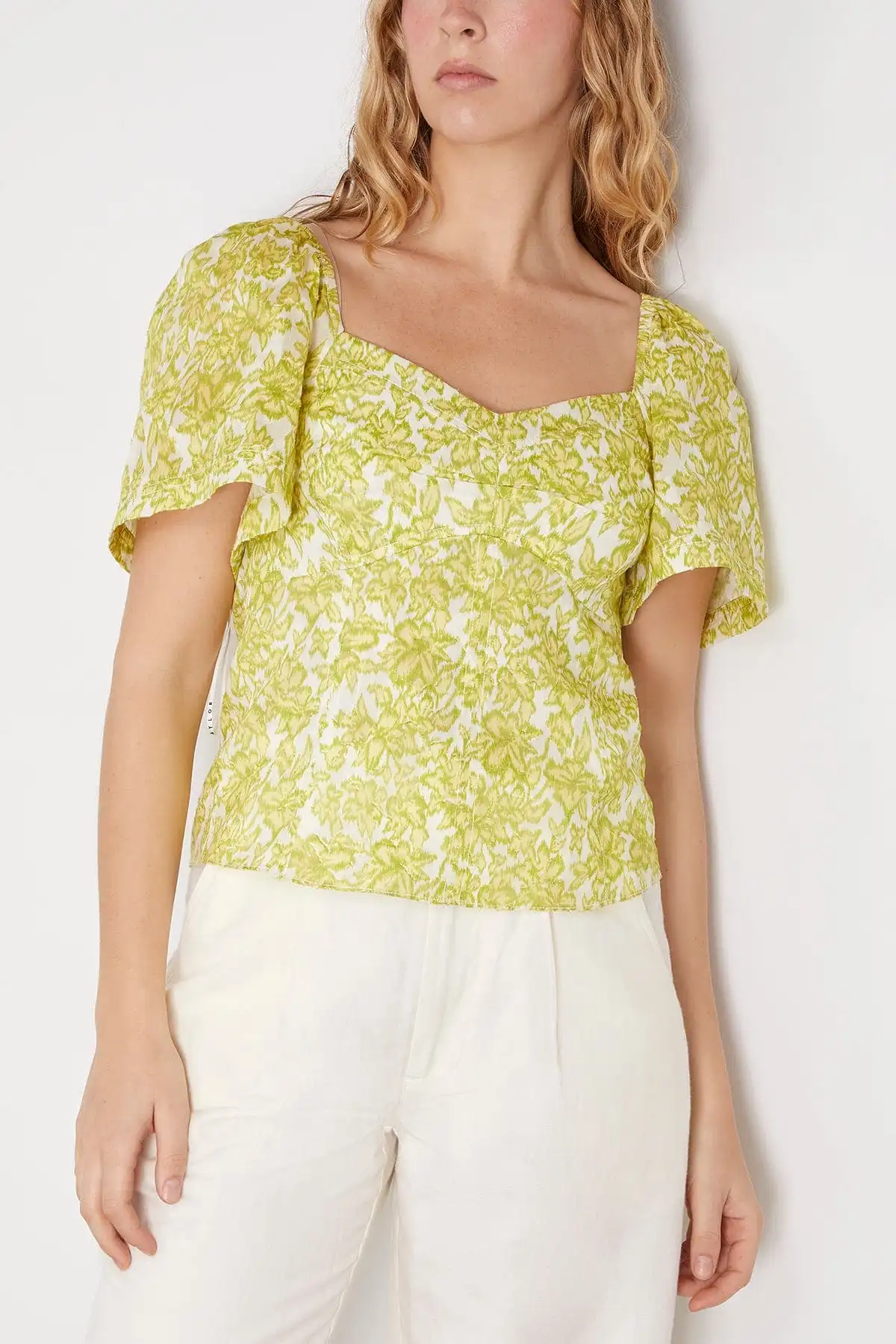 Bleecker Top in Lime Multi (TS)