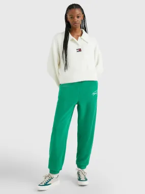 Boxy Cropped Polo Jumper | Sweatshirts & Hoodies | Tommy Jeans