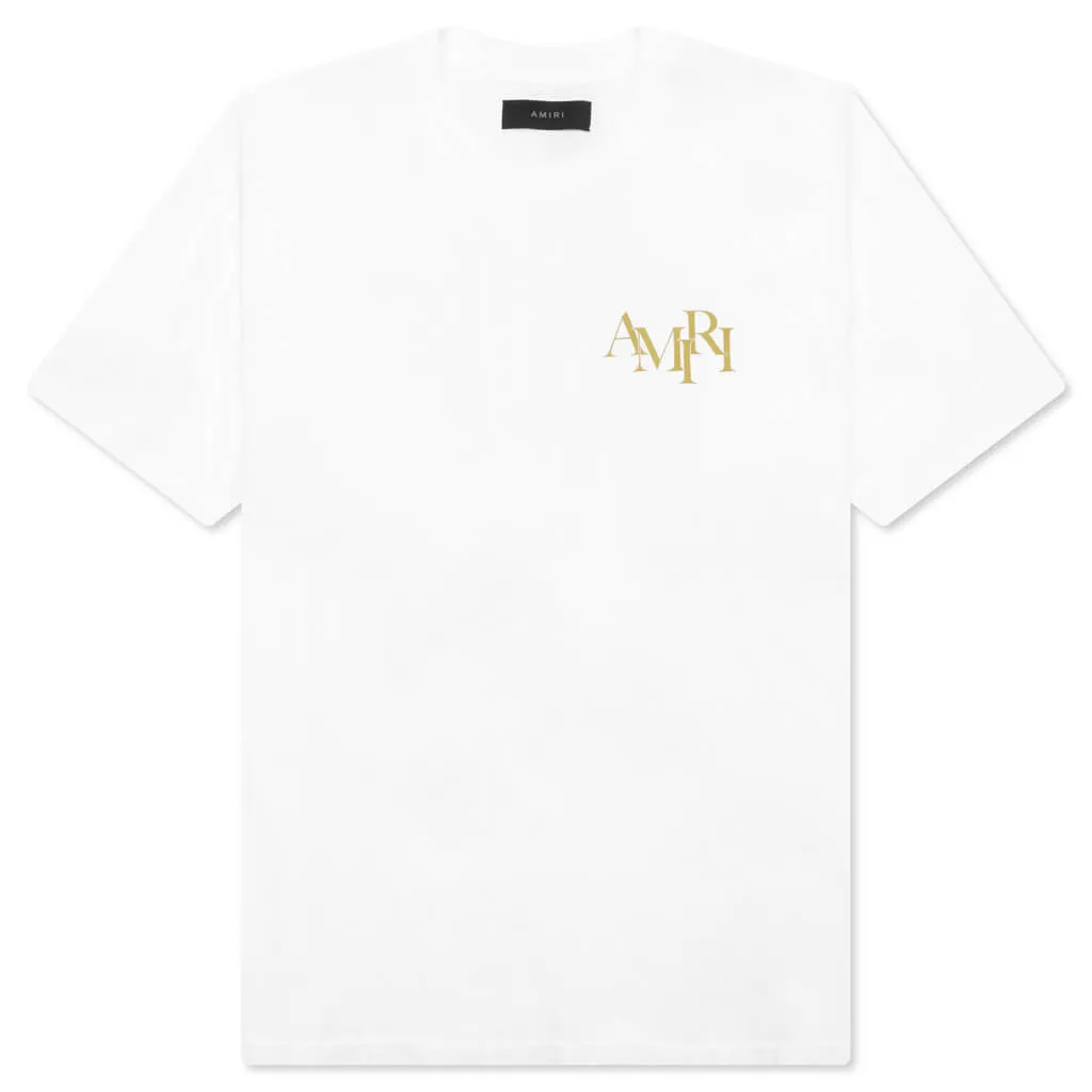 Champagne Tee - White