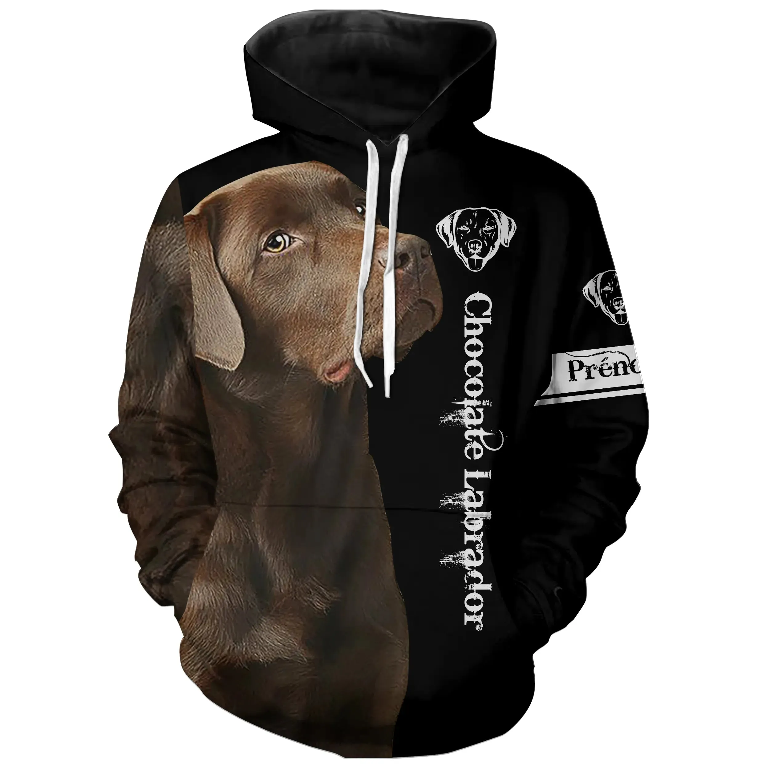 Chocolate Labrador 3D All Over Imprimée, Cadeau Personnalisé Le Retriever Du Labrador - CT27012301