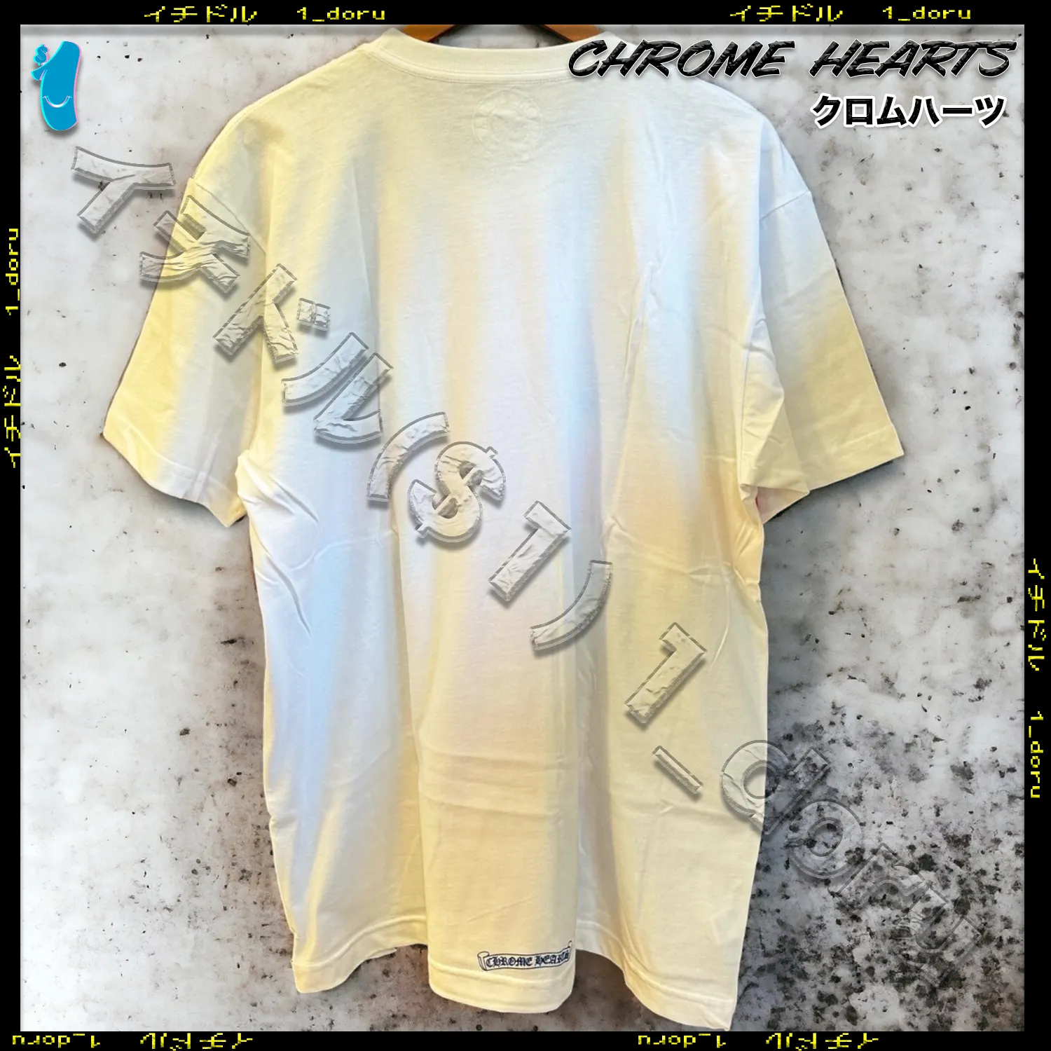 CHROME HEARTS  |Unisex Street Style Cotton Short Sleeves Logo T-Shirts