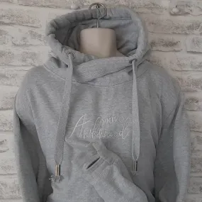 Crossover Neck Hoodie with Socially Awkward Slogan | The Personalisation Company | Unique & Affordable Personalised Gifts