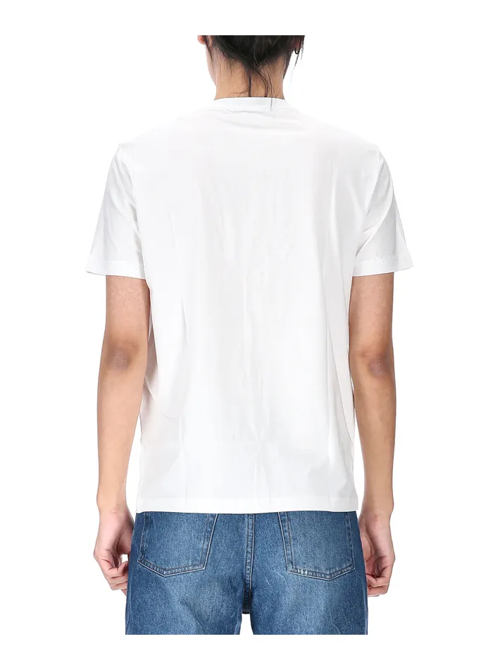 EMPORIO ARMANI  |Crew Neck Street Style Cotton Short Sleeves Logo