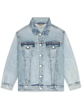 Fear Of God Essentials Denim Trucker Jacket Light Indigo [FW20]