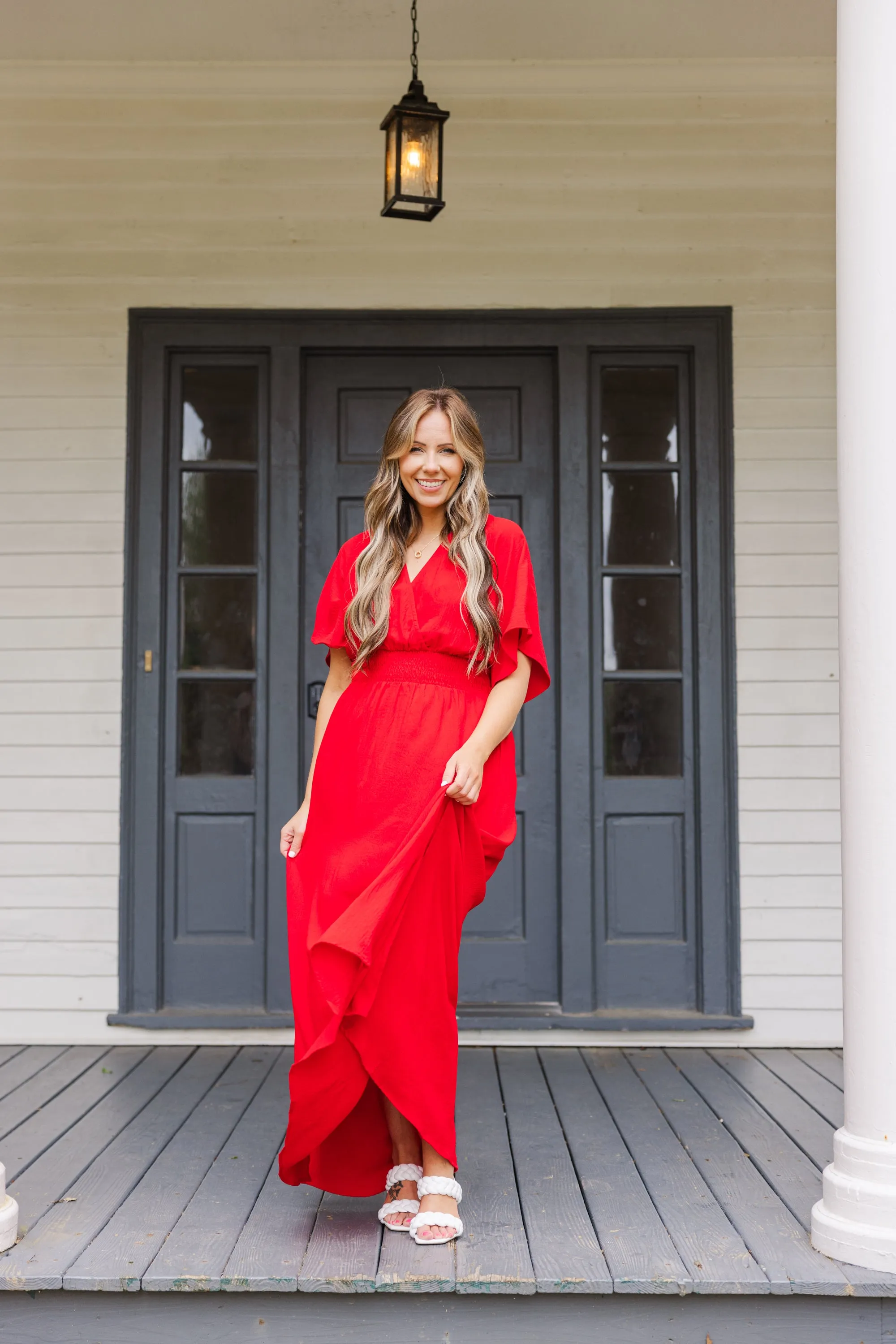 Feeling Good Maxi Dress, Red