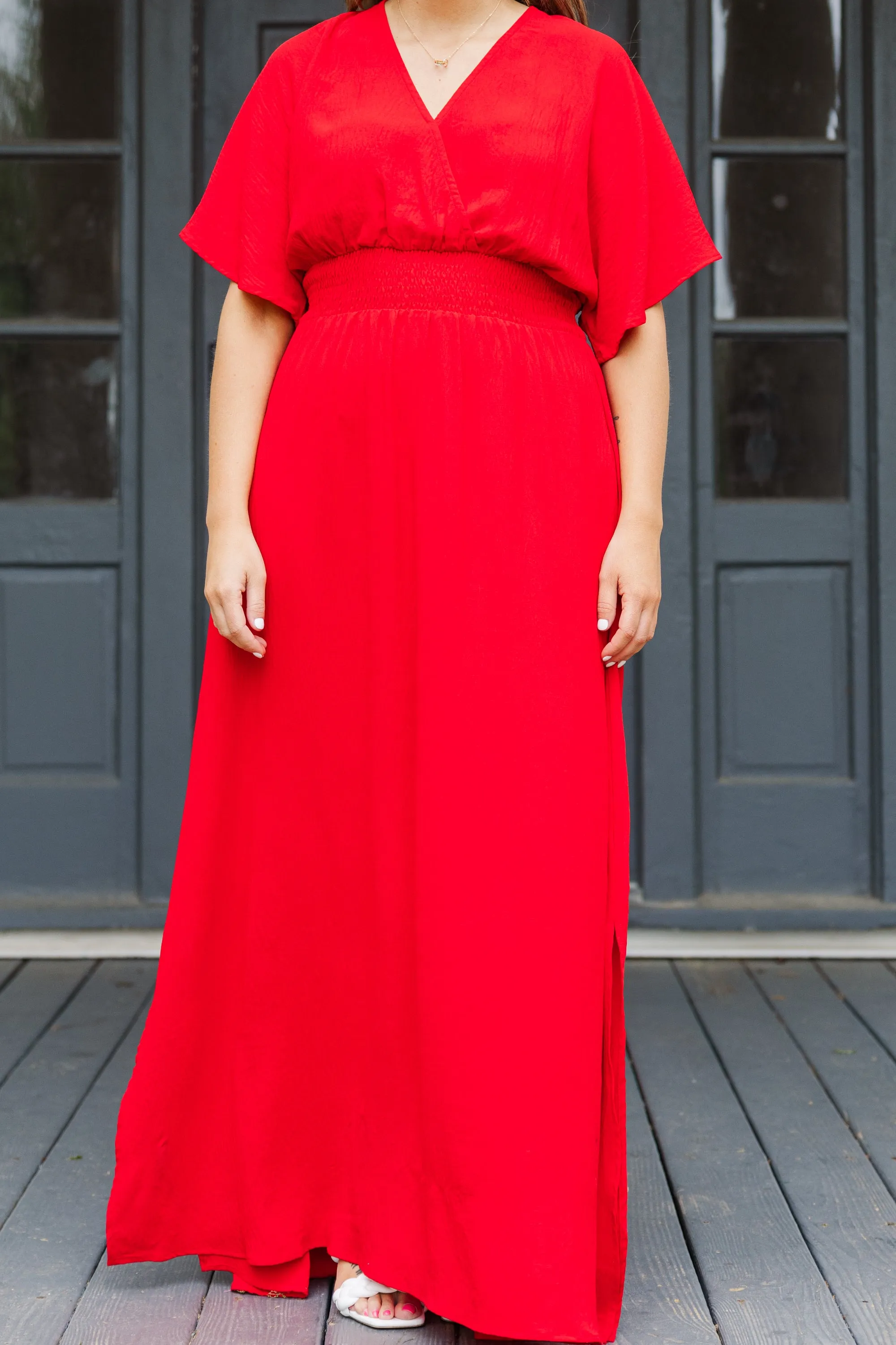 Feeling Good Maxi Dress, Red