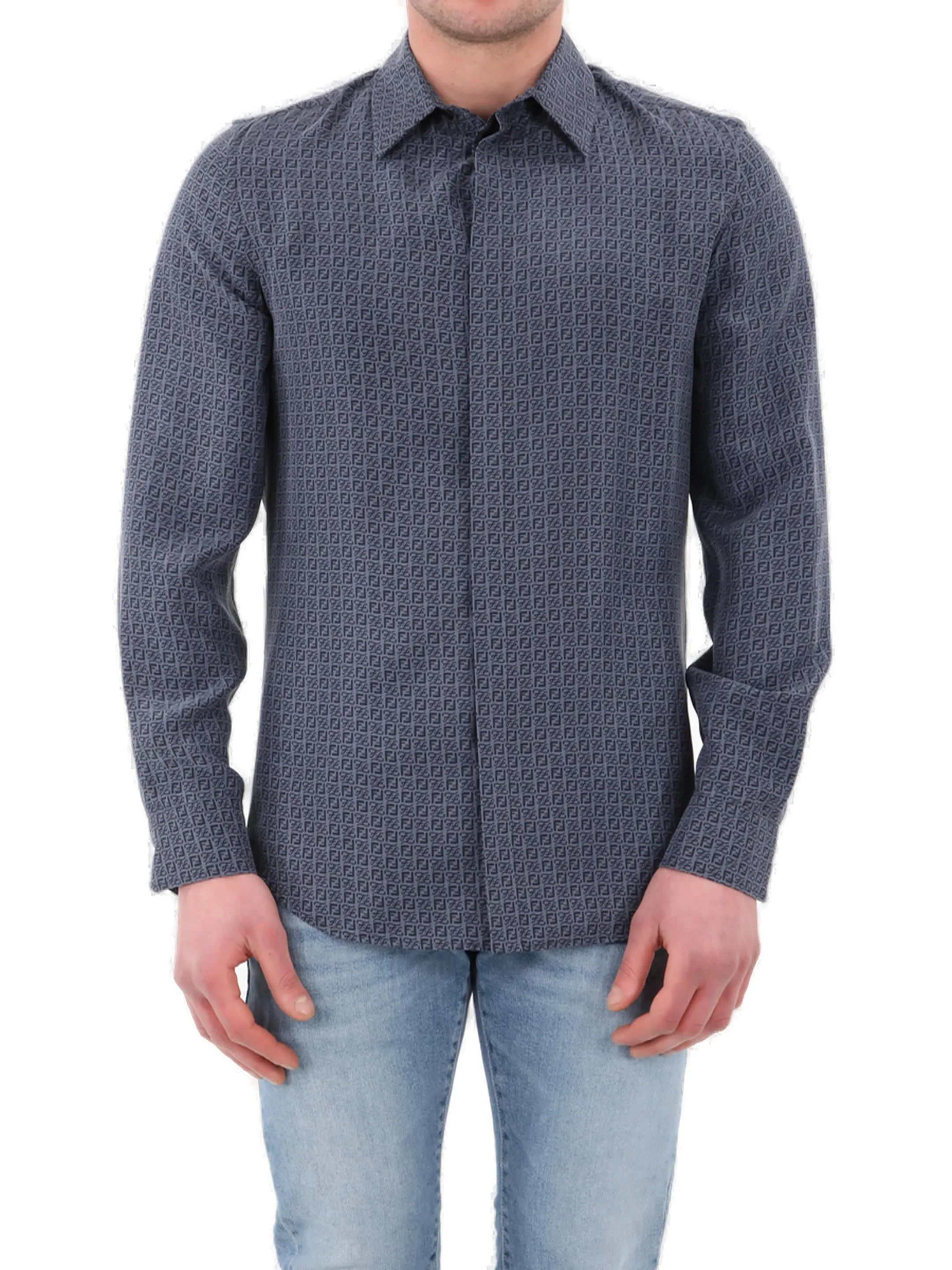 Fendi All-Over FF Pattern Shirt