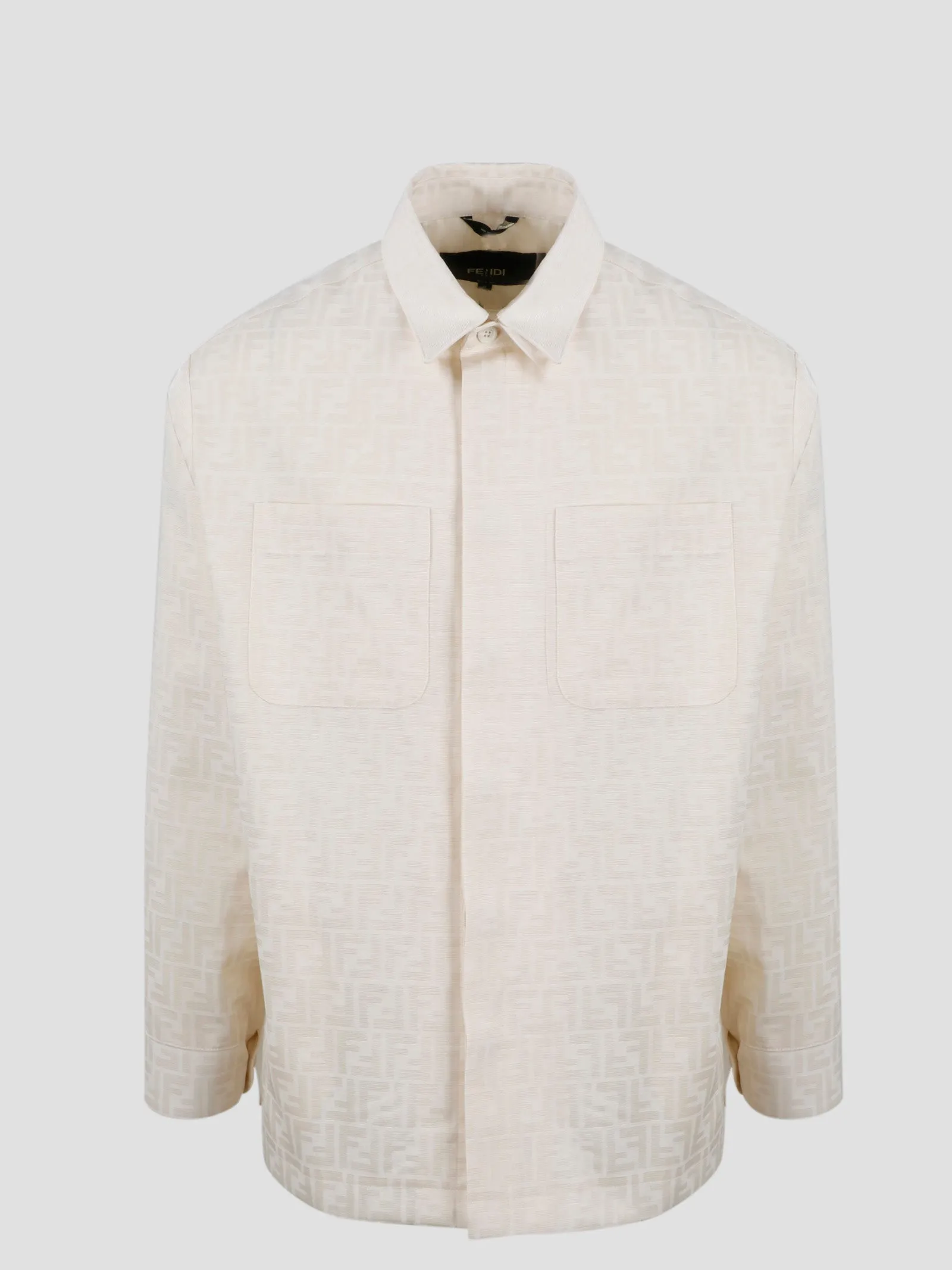 Fendi All-Over Jacquard FF Motif Shirt