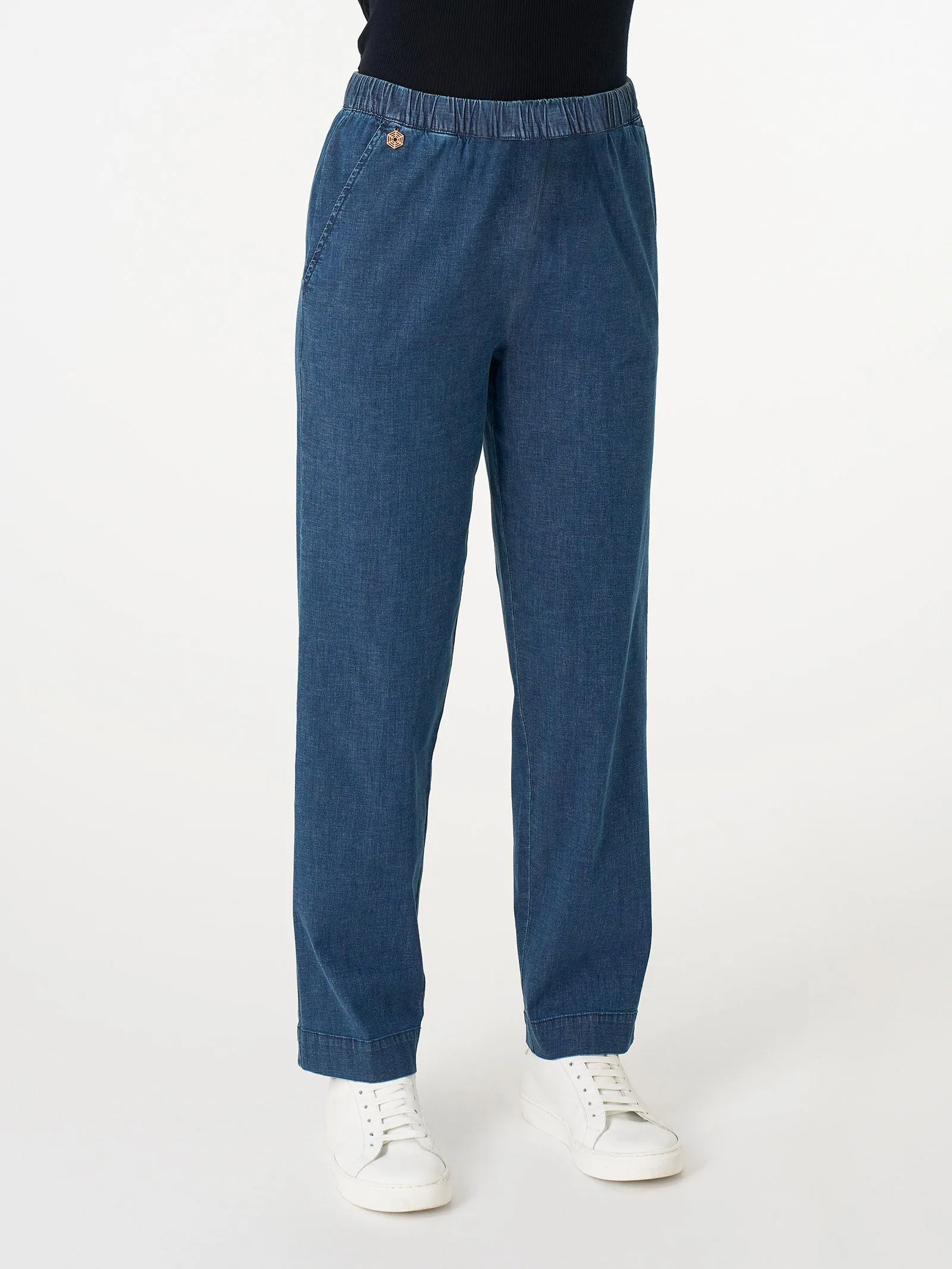 Jeans a gamba dritta in Super Light Denim - Indigo