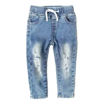 Kids' Little Bipsy Distressed Original Tapered Jeans