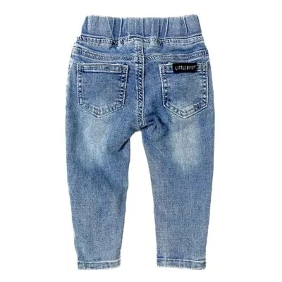 Kids' Little Bipsy Distressed Original Tapered Jeans