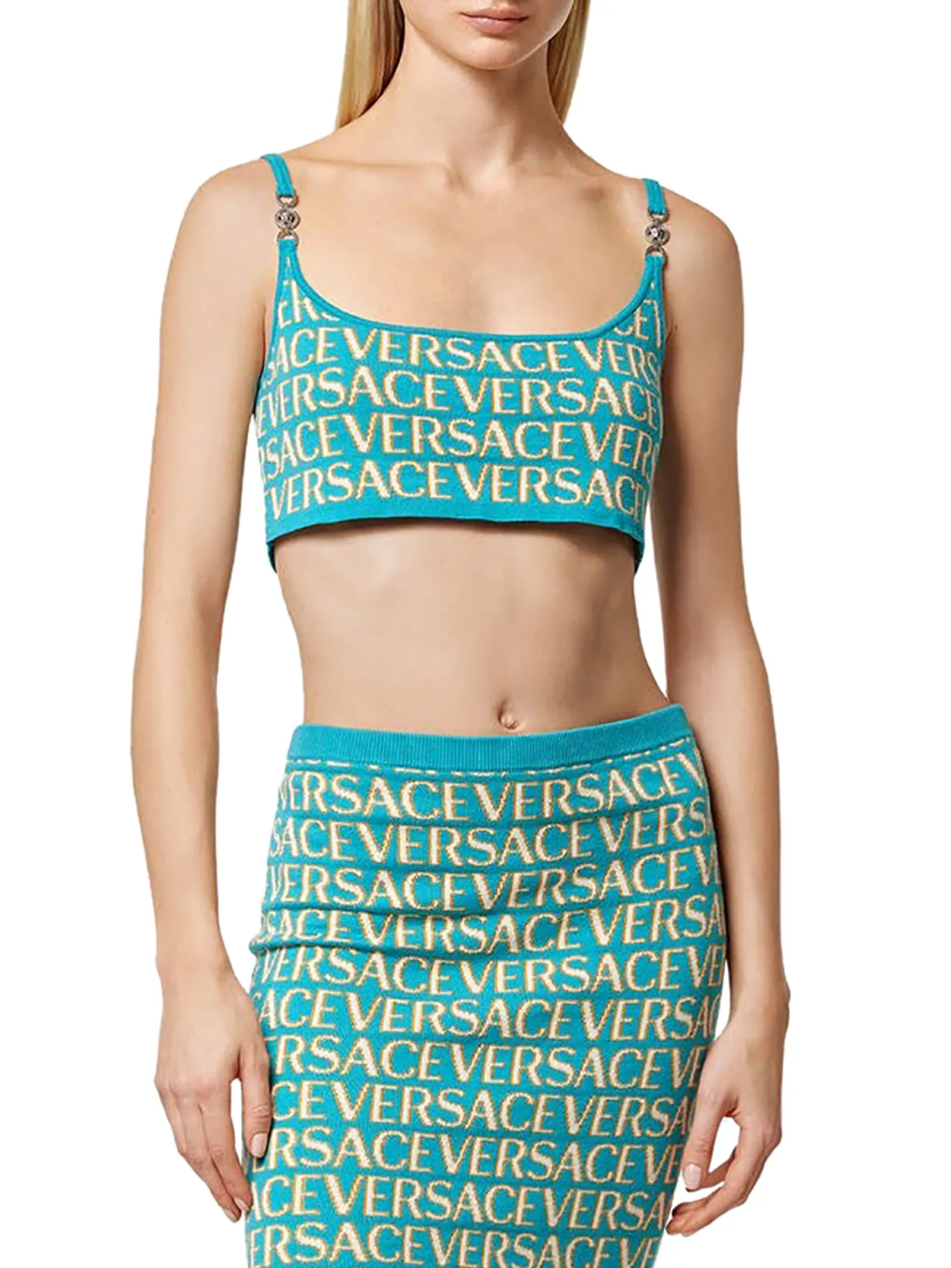 KNIT TOP VERSACE ALL OVER