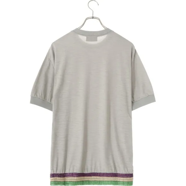 KOLOR  |Crew Neck Plain Cotton Short Sleeves Logo Crew Neck T-Shirts