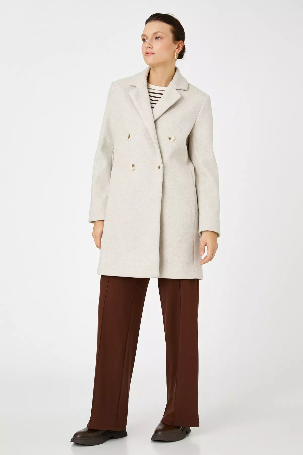 KOTON Buttoned Coat