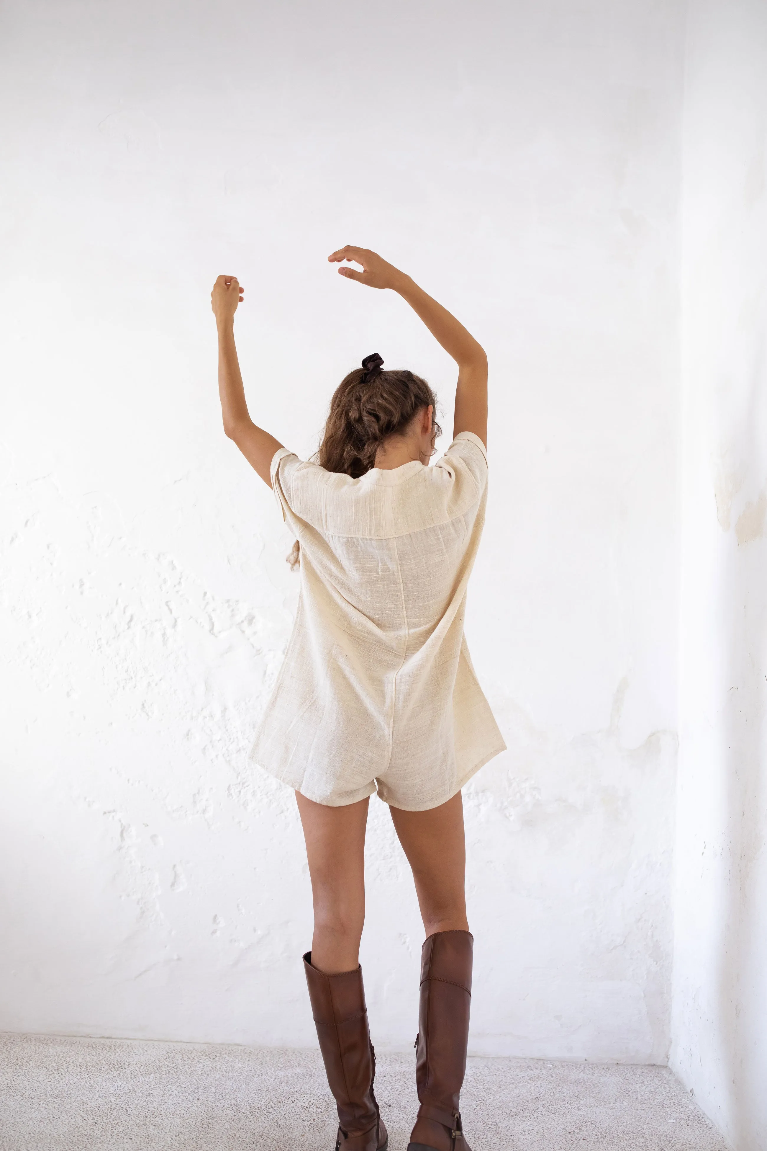 LAURENT ROMPER | UNDYED