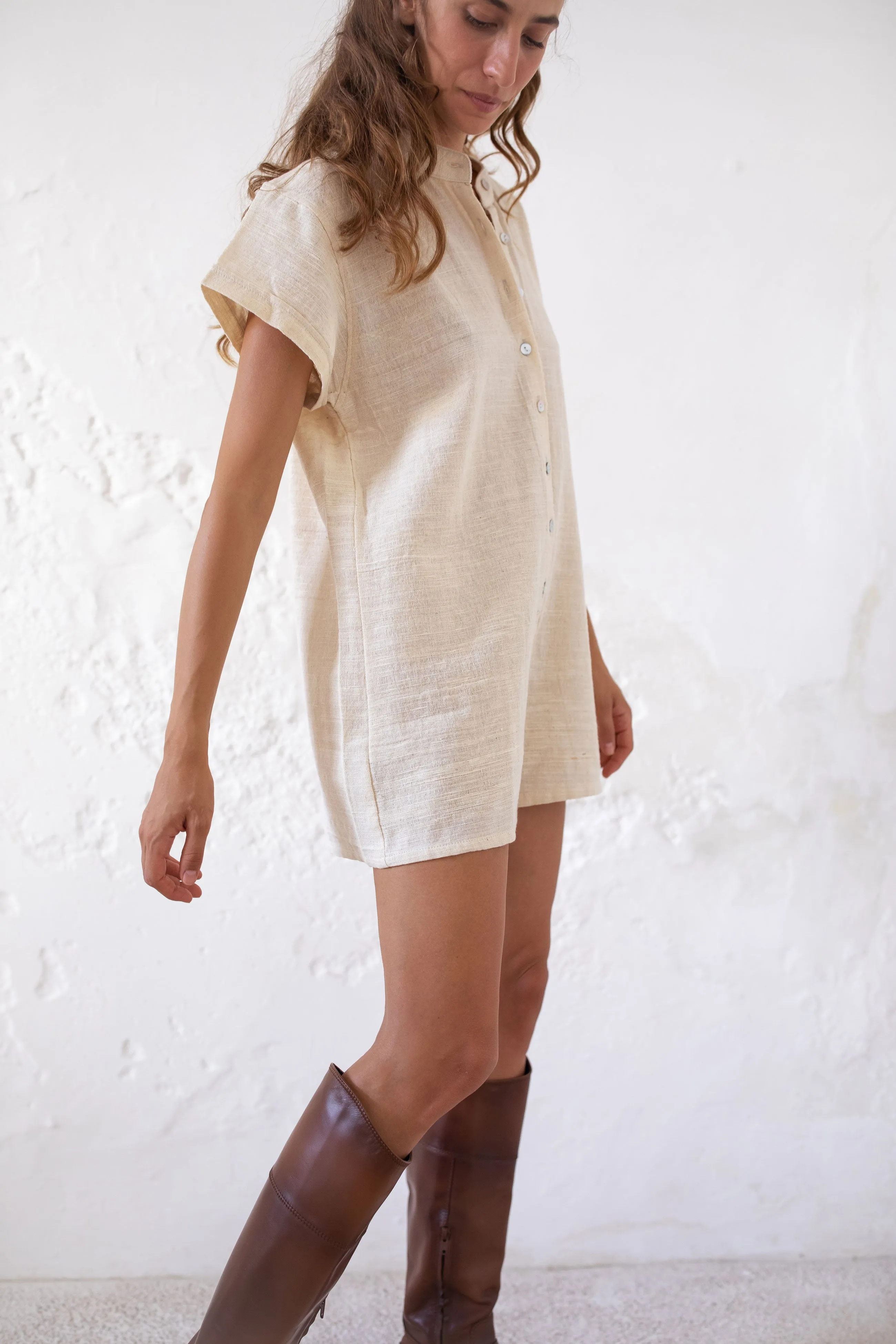 LAURENT ROMPER | UNDYED