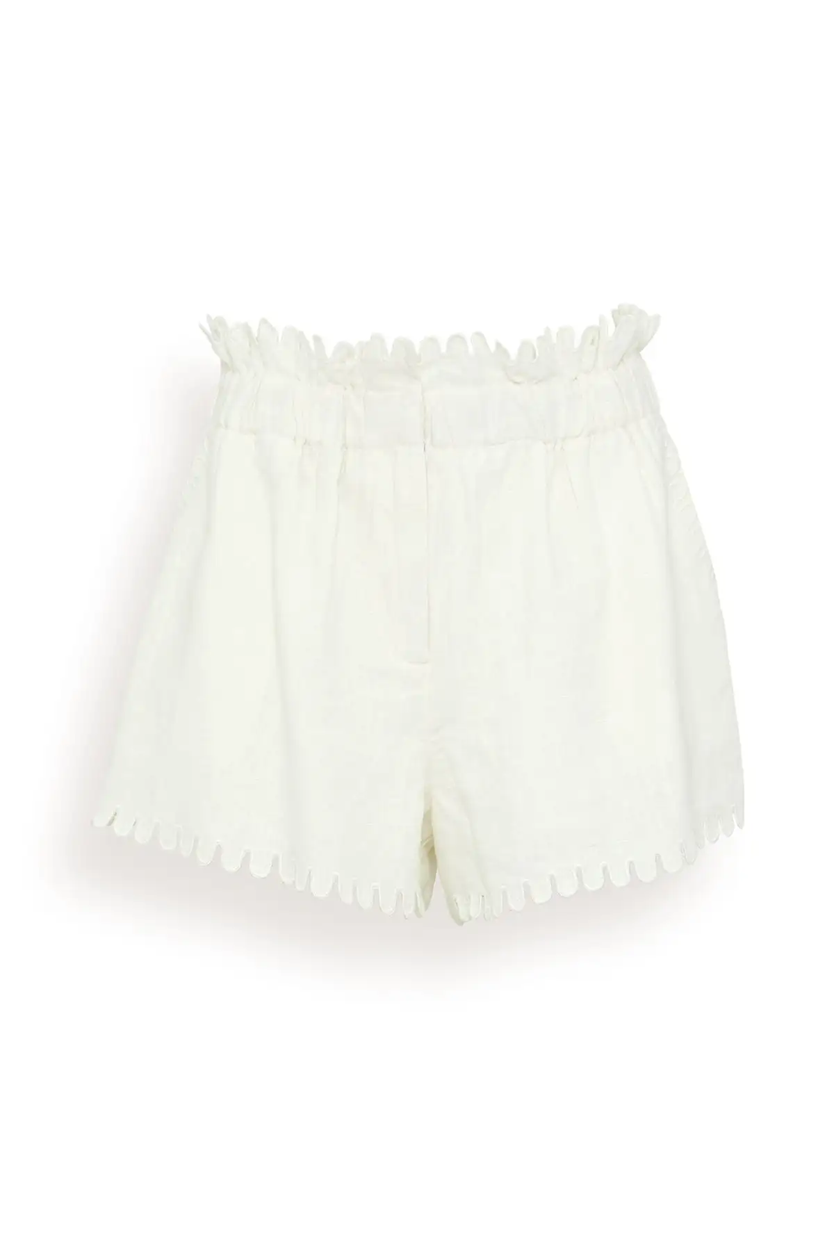 Liat Embroidery Short in White