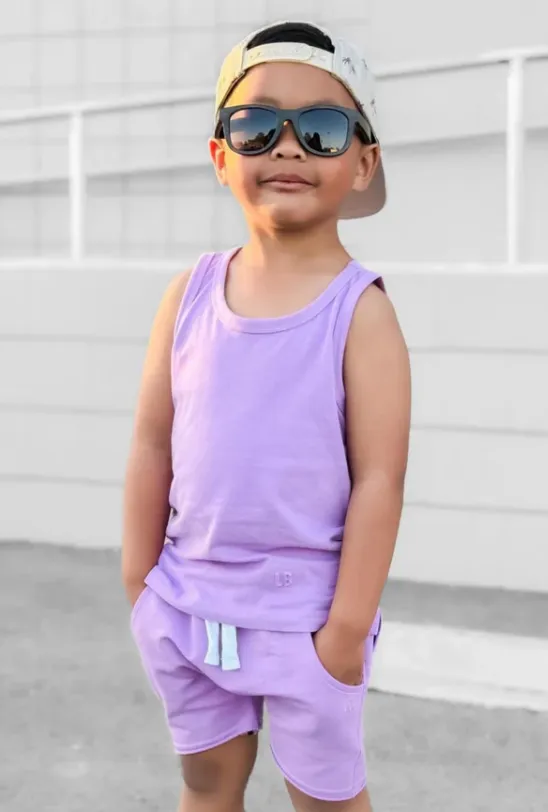 Little Bipsy - Elevated Tank Top in Electric Lilac