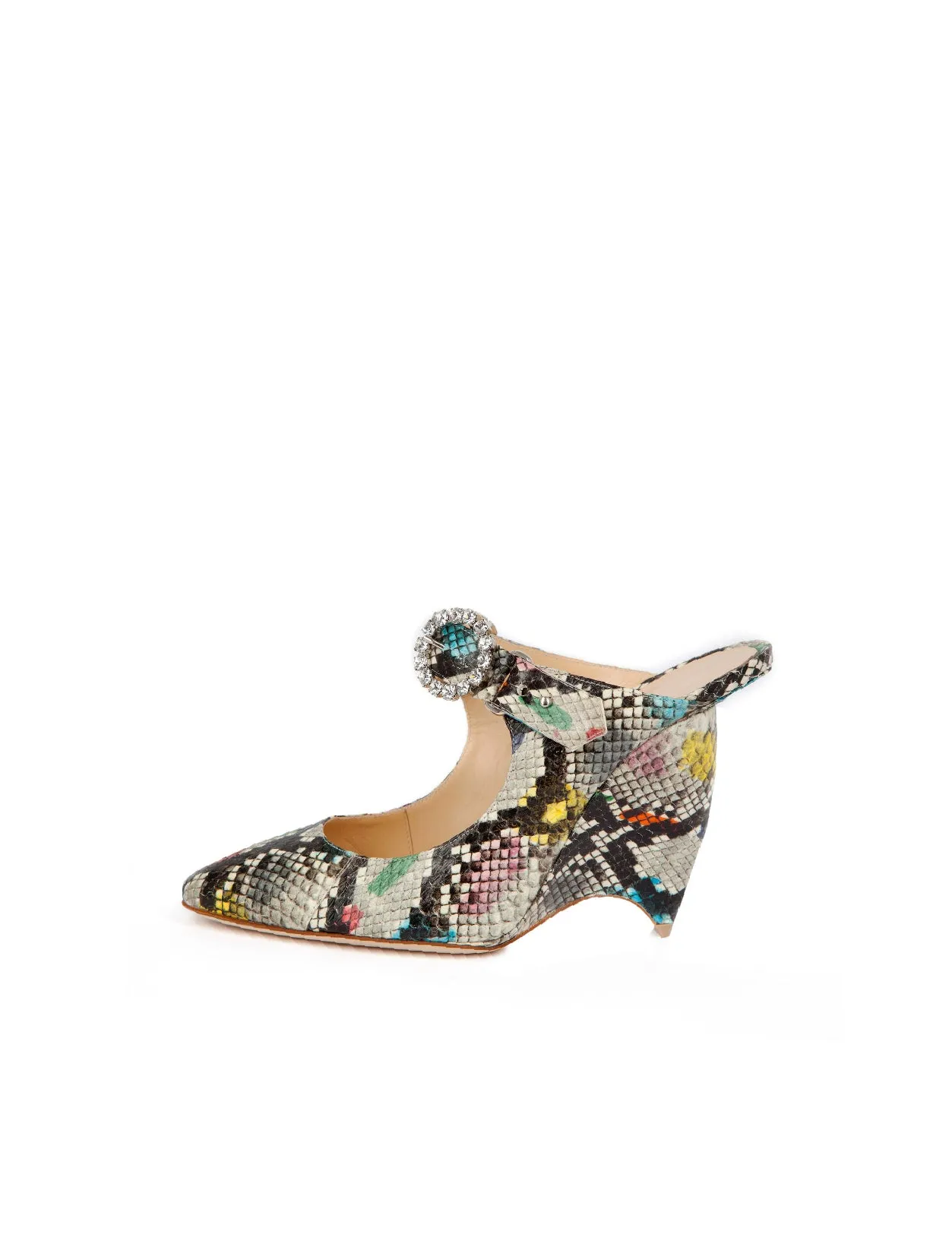 Liudmila Watercolor Python Starry Eyed 100 Wedge