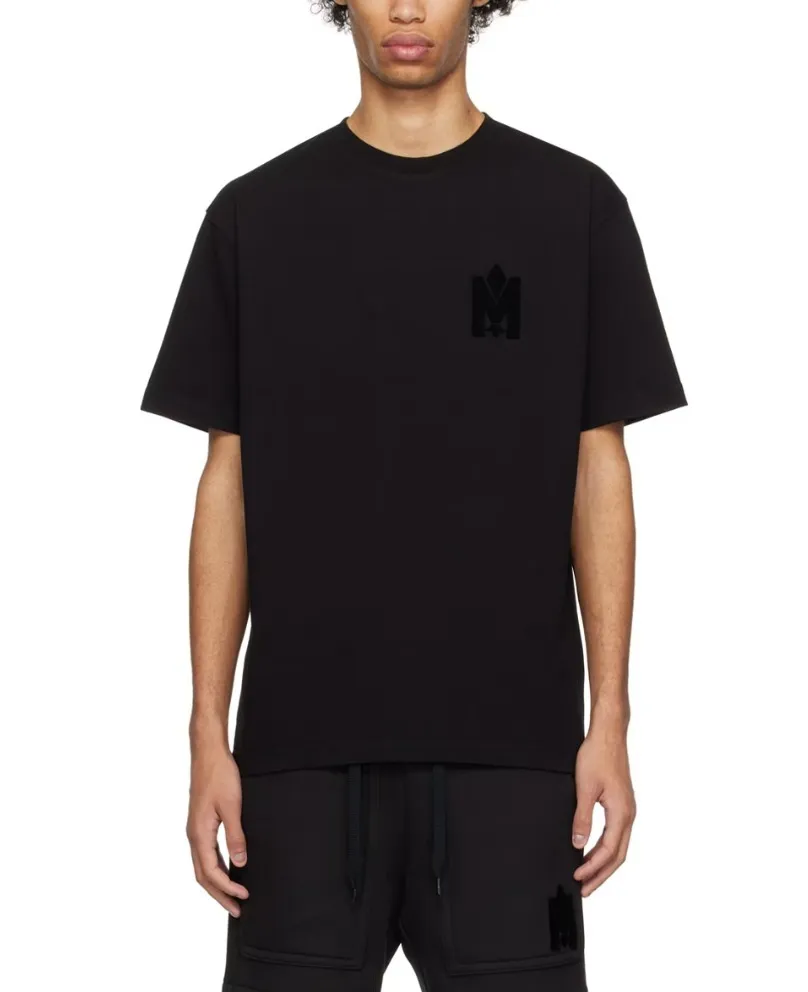 Mackage  |Crew Neck Street Style Plain Cotton Short Sleeves Logo