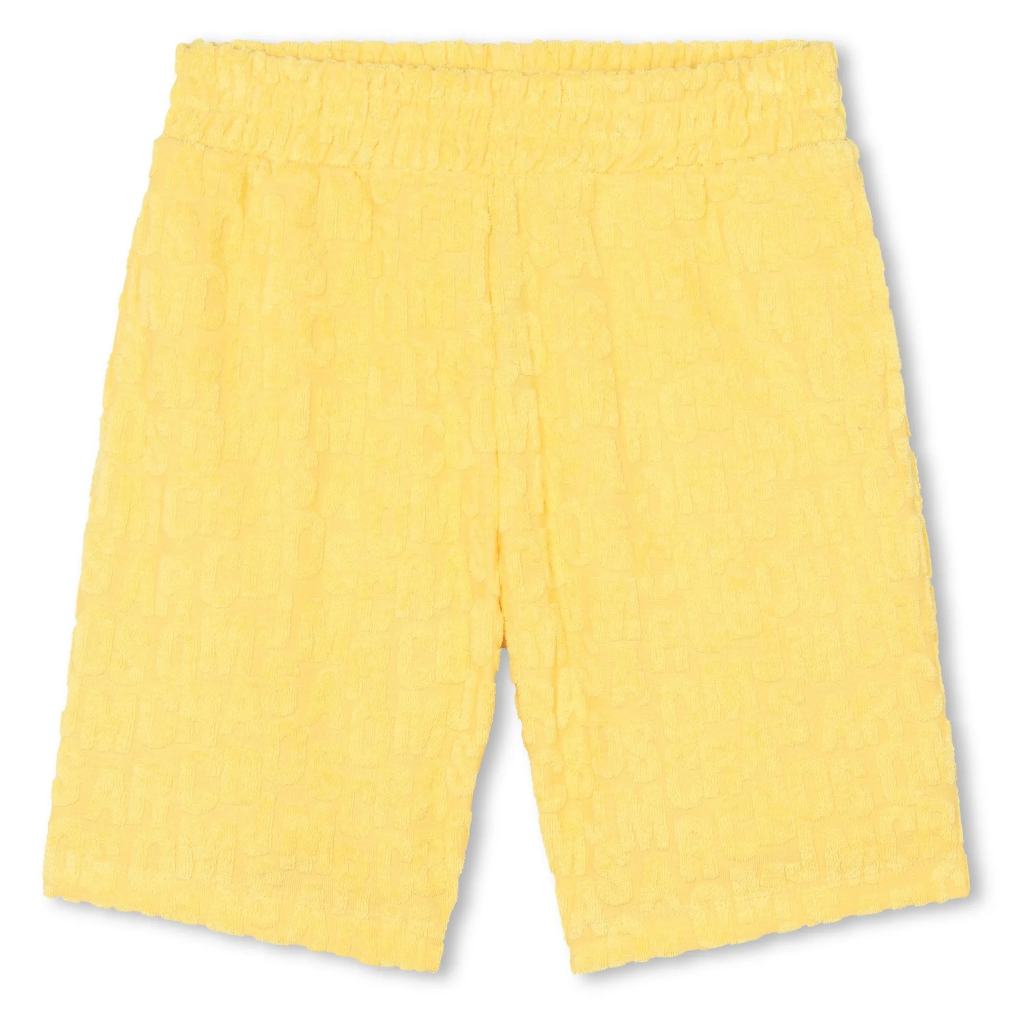 Marc Jacobs Shorts All Over Logo Yellow