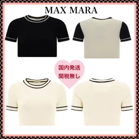 MaxMara  |Short Sleeves V-neck & Crew neck