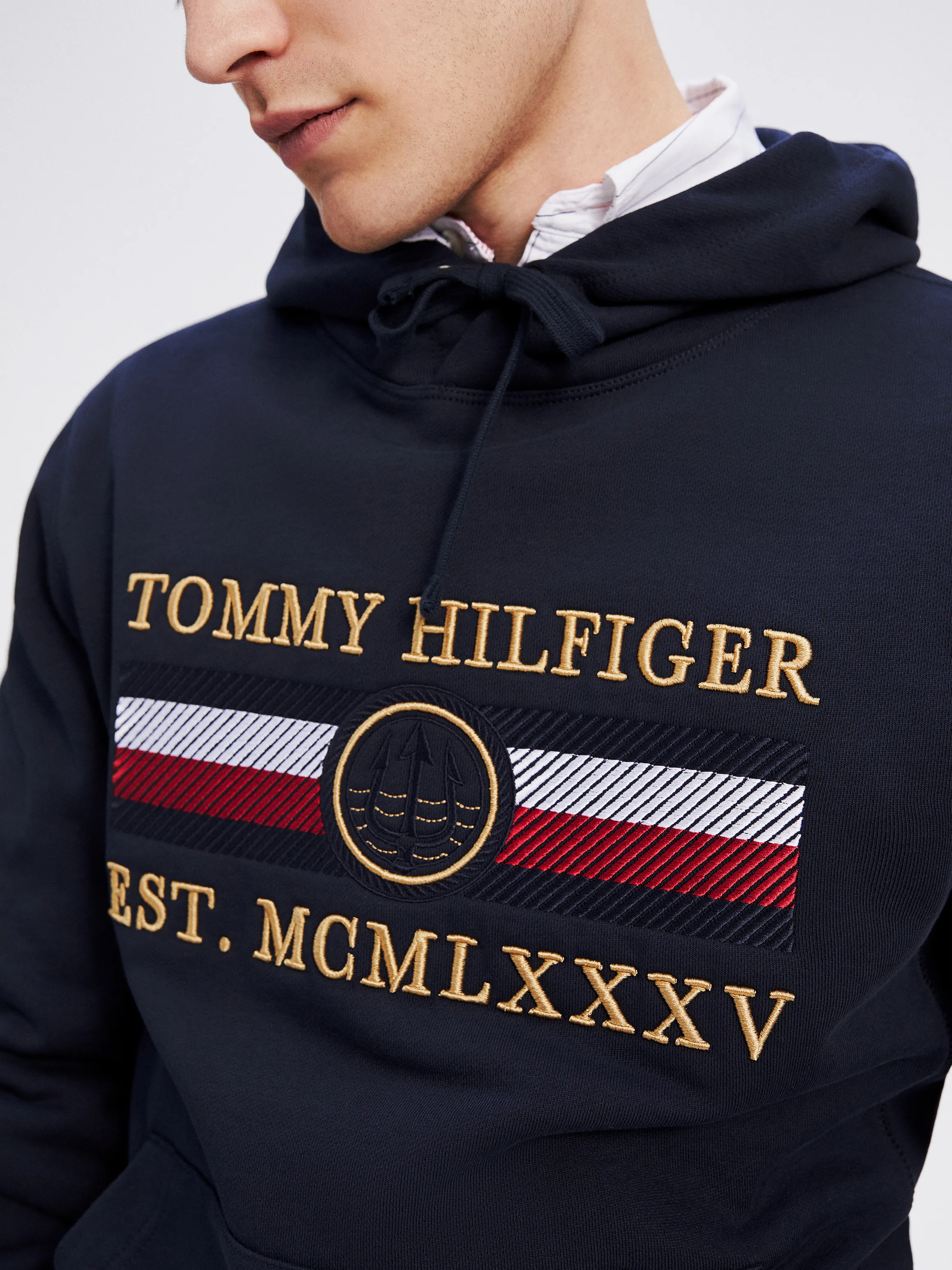 Metallic Logo Hoodie | Sweatshirts & Hoodies | Tommy Hilfiger