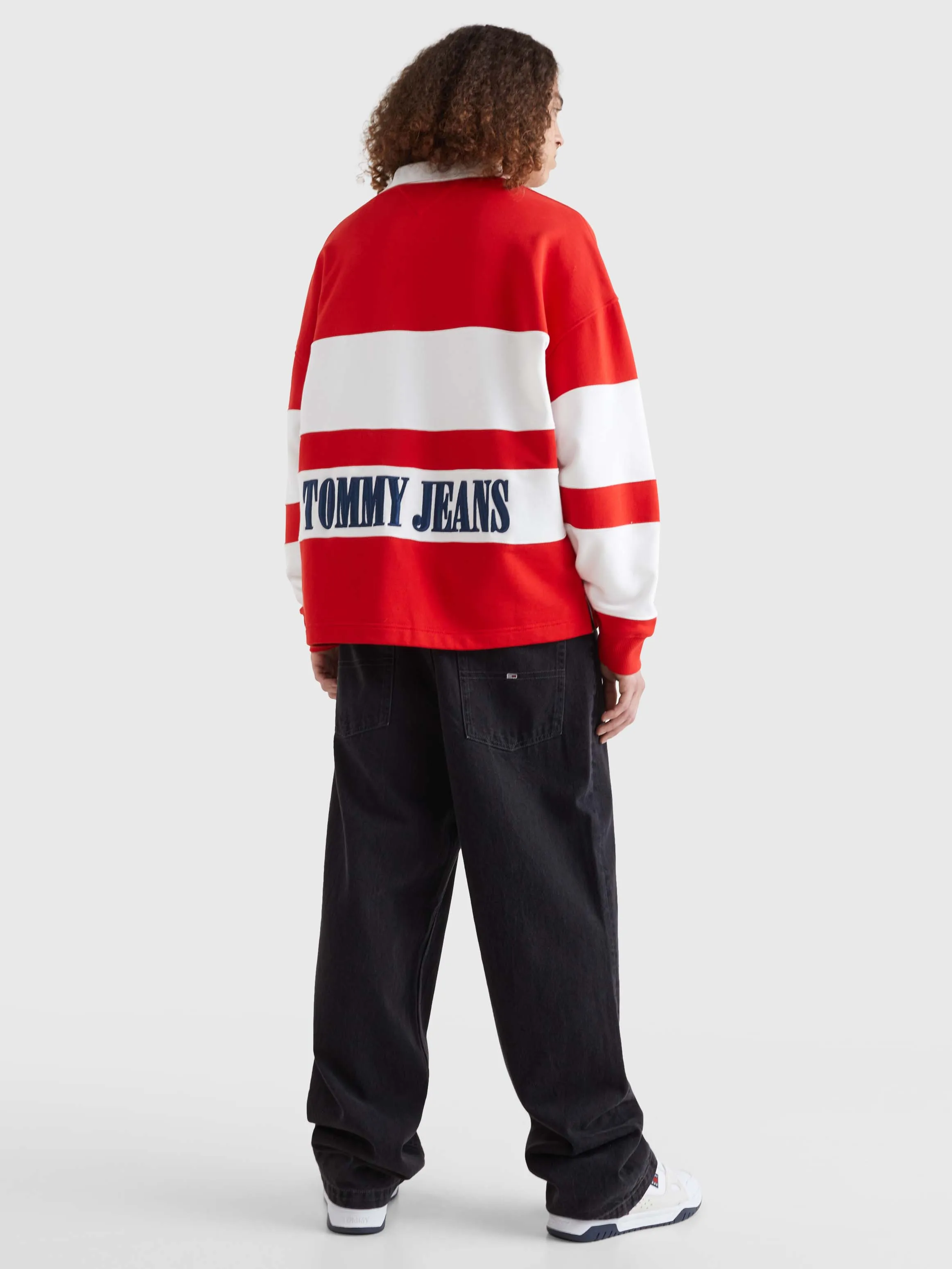 Mixed Stripe Rugby Shirt | Sweatshirts & Hoodies | Tommy Jeans