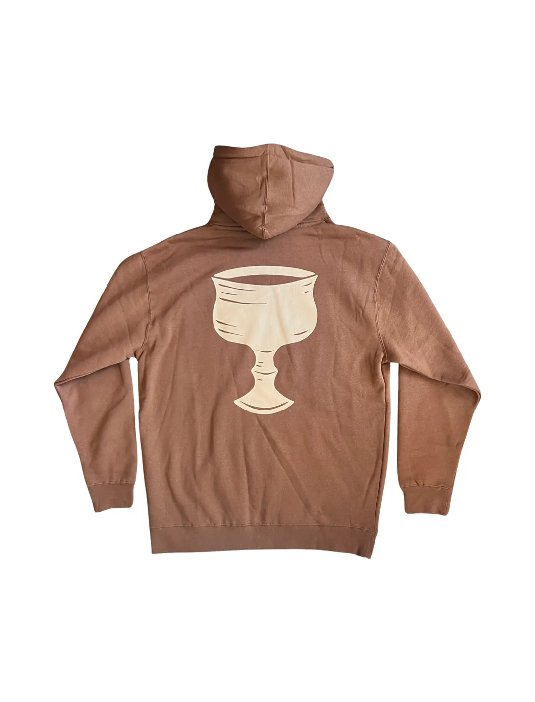 Moka Outline Hoodie (Brown)