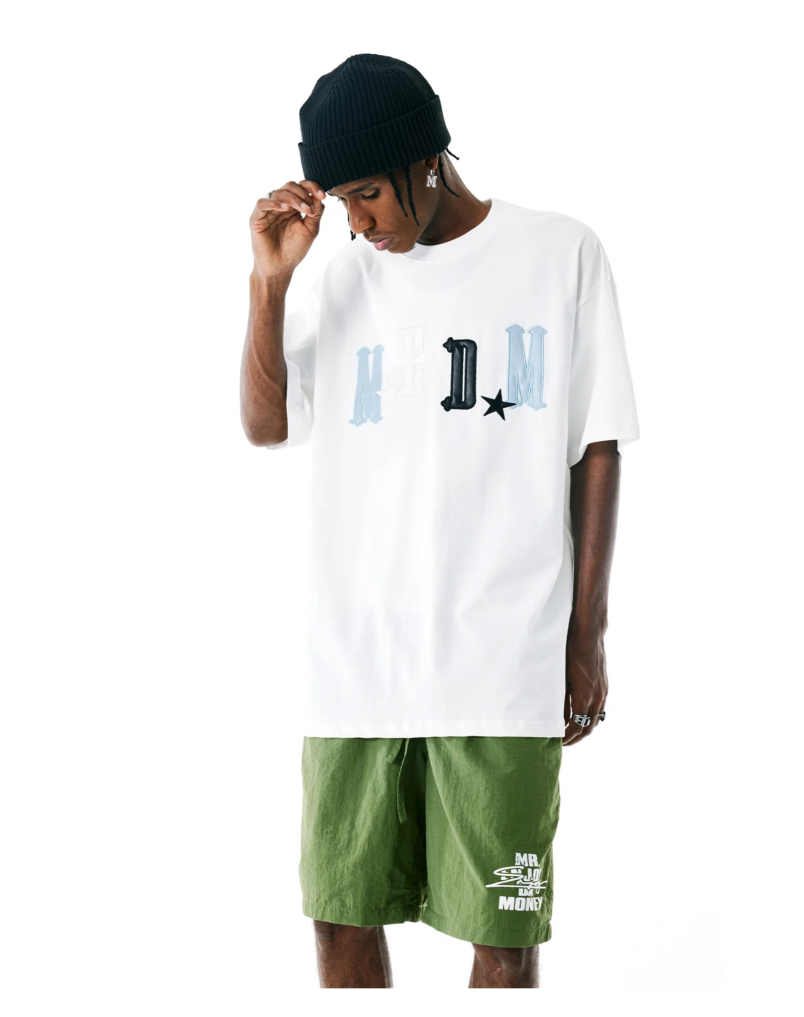 MR. ENJOY DA MONEY  |Unisex Street Style Cotton Short Sleeves T-Shirts