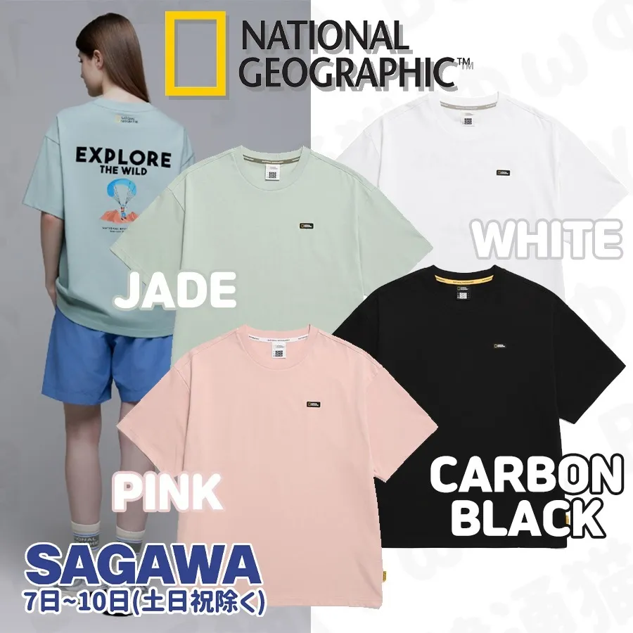 NATIONAL GEOGRAPHIC  |Unisex Street Style Logo T-Shirts