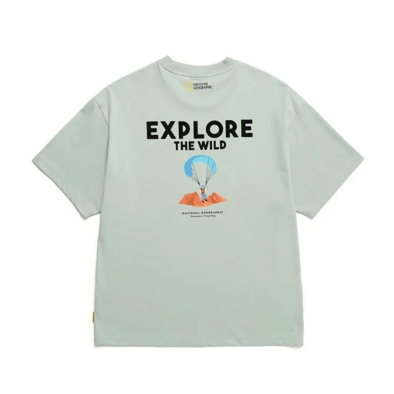 NATIONAL GEOGRAPHIC  |Unisex Street Style Logo T-Shirts