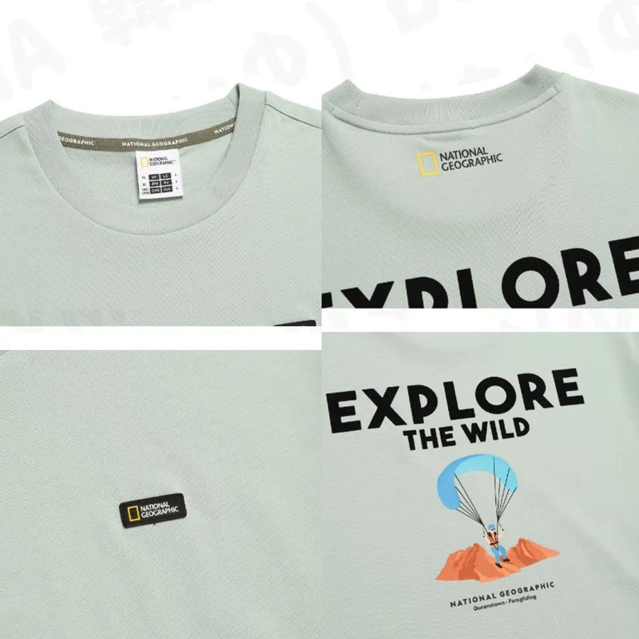 NATIONAL GEOGRAPHIC  |Unisex Street Style Logo T-Shirts