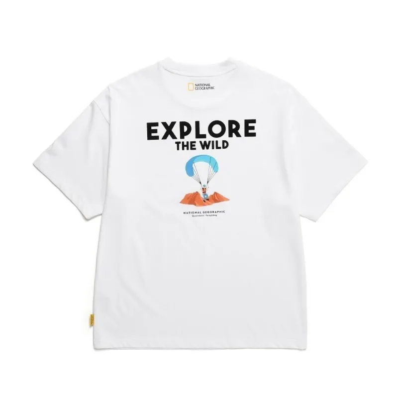 NATIONAL GEOGRAPHIC  |Unisex Street Style Logo T-Shirts