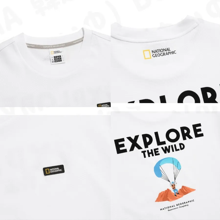 NATIONAL GEOGRAPHIC  |Unisex Street Style Logo T-Shirts